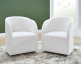 Furniture City Houma - Ashley Furniture - Rowanbeck Dining Chair (Set of 2) - Dining Chair (Set of 2) / Black - D821-02AX2