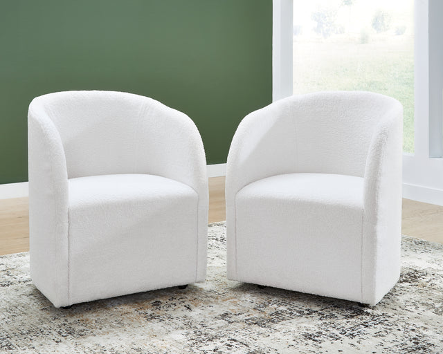 Furniture City Houma - Ashley Furniture - Rowanbeck Dining Chair (Set of 2) - Dining Chair (Set of 2) / Black - D821-02AX2