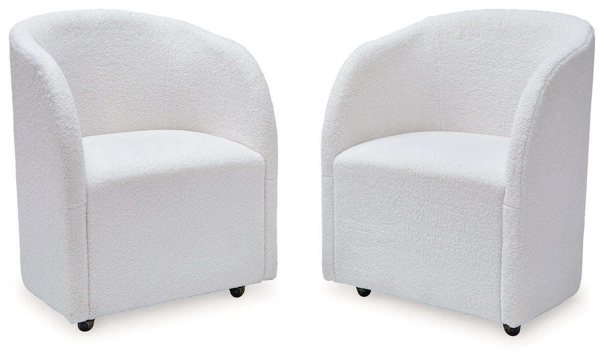 Rowanbeck Dining Table, 2 Arm Chairs and 4 Side Chairs