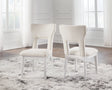Furniture City Houma - Ashley Furniture - Chalanna Dining Chair (Set of 2) - Dining Chair (Set of 2) / White - D822-01X2