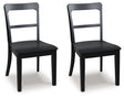 Furniture City Houma - Ashley Furniture - Greddinton Dining Chair (Set of 2) - Dining Chair (Set of 2) / Multi - PCD824-01X2