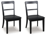 Furniture City Houma - Ashley Furniture - Greddinton Dining Chair (Set of 2) - Dining Chair (Set of 2) / Multi - PCD824-01X2