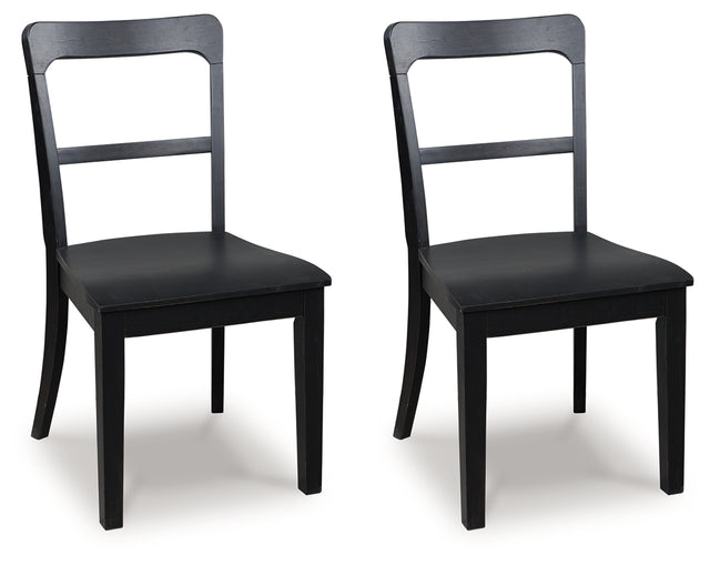 Furniture City Houma - Ashley Furniture - Greddinton Dining Chair (Set of 2) - Dining Chair (Set of 2) / Multi - PCD824-01X2
