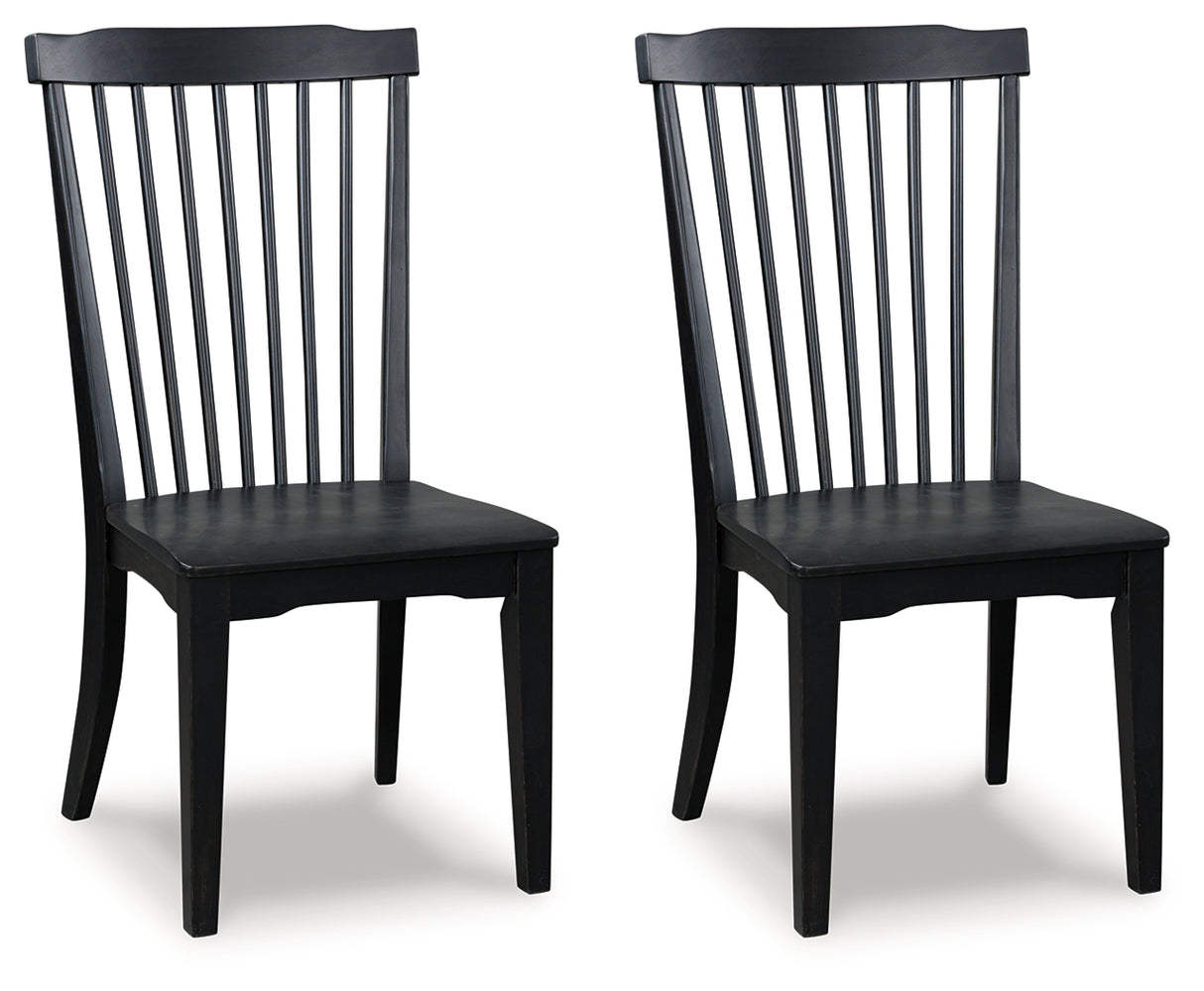 Furniture City Houma - Ashley Furniture - Greddinton Dining Chair (Set of 2) - Dining Chair (Set of 2) / Multi - PCD824-05X2