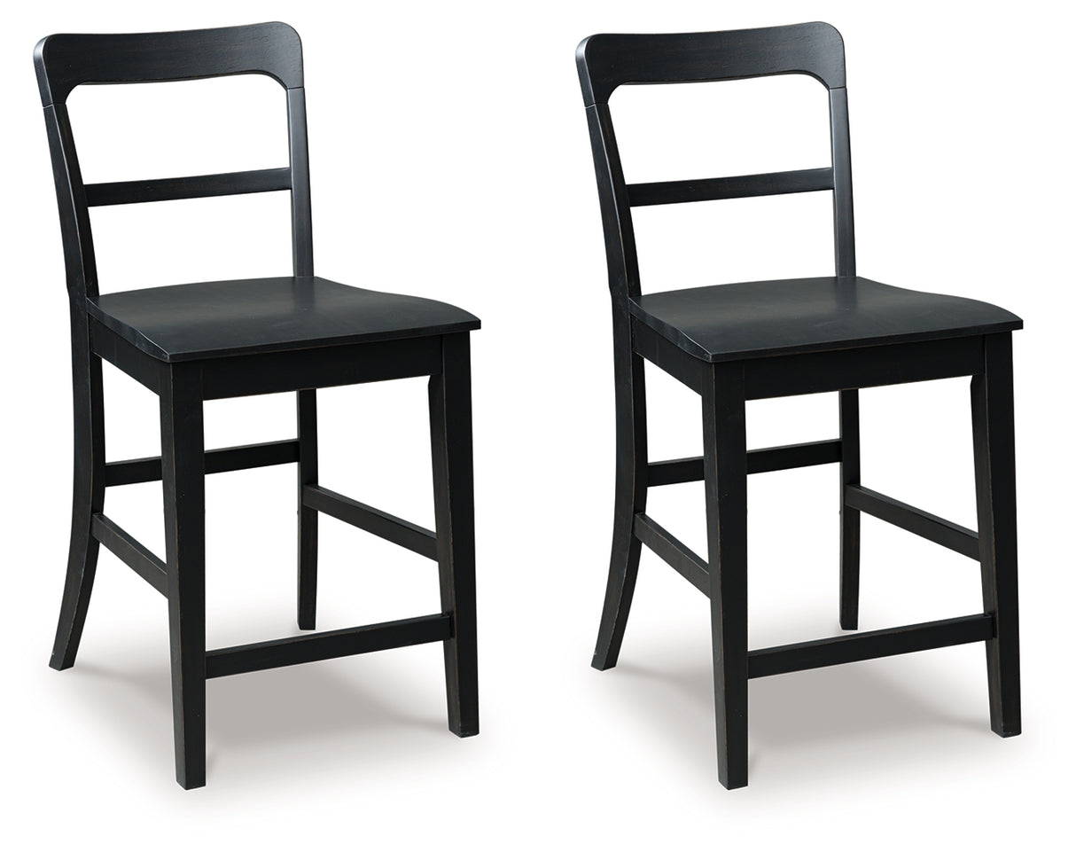 Furniture City Houma - Ashley Furniture - Greddinton Counter Height Barstool (Set of 2) - Counter Height Barstool (Set of 2) / Multi - PCD824-124X2
