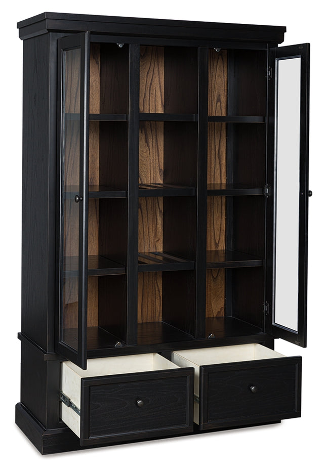 Furniture City Houma - Ashley Furniture - Greddinton Curio - Curio / Black/Brown - PCD824-186