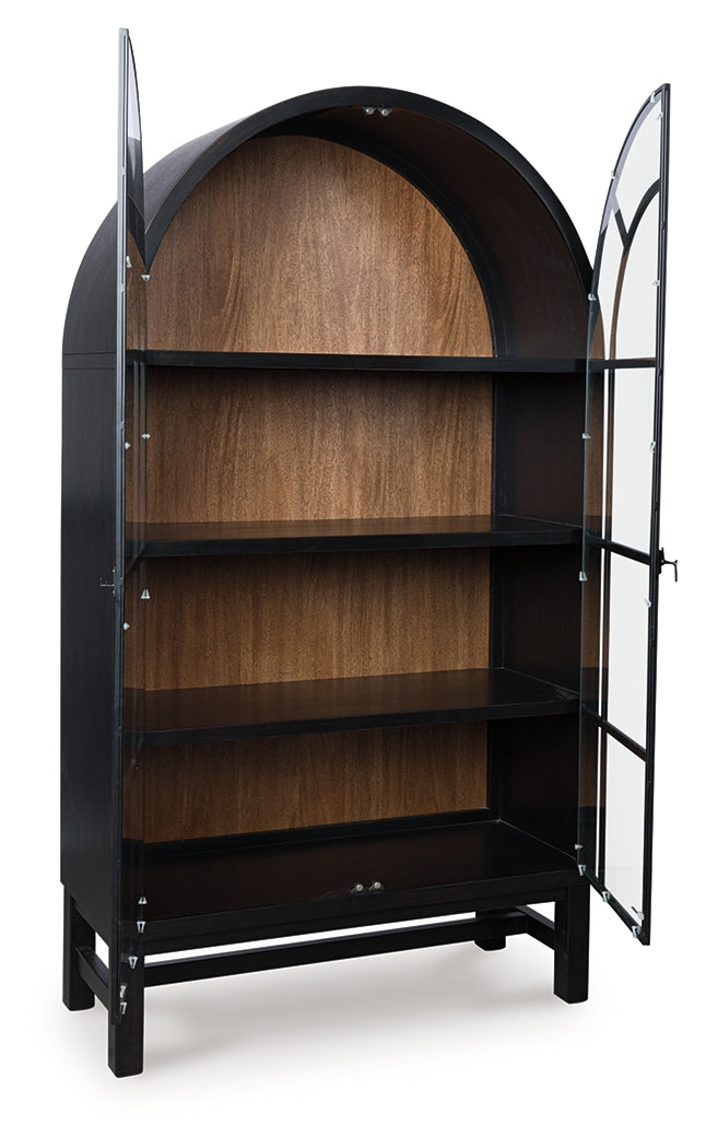 Furniture City Houma - Ashley Furniture - Greddinton Display Cabinet - Display Cabinet / Brown/Black - PCD824-476