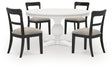 Furniture City Houma - Ashley Furniture - Greddinton Dining Table and 4 Chairs - Dining Table and 4 Chairs - PCD824D27