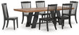 Furniture City Houma - Ashley Furniture - Greddinton Extension Dining Table and 6 Chairs - Extension Dining Table and 6 Chairs - PCD824D33