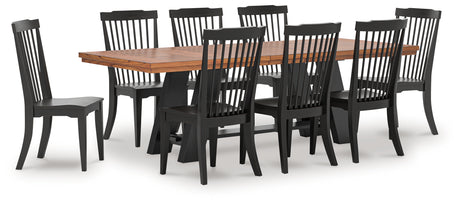 Furniture City Houma - Ashley Furniture - Greddinton Extension Dining Table and 8 Chairs - Extension Dining Table and 8 Chairs - PCD824D34
