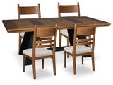 Greddinton Extension Dining Table and 4 Chairs