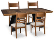 Furniture City Houma - Ashley Furniture - Greddinton Extension Dining Table and 4 Chairs - Extension Dining Table and 4 Chairs - PCD824D7