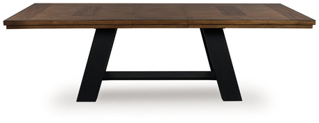 Furniture City Houma - Ashley Furniture - Greddinton Dining Extension Table - Dining Extension Table / Brown/Black - PCD824D11
