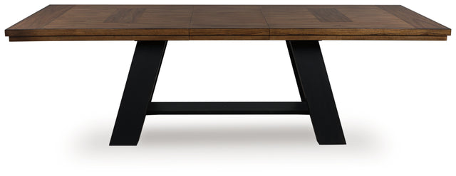 Furniture City Houma - Ashley Furniture - Greddinton Dining Extension Table - Dining Extension Table / Brown/Black - PCD824D11