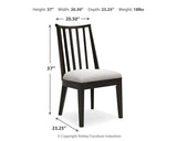 Galliden Dining Table and 6 Chairs