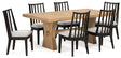Furniture City Houma - Ashley Furniture - Galliden Dining Table and 6 Chairs - Dining Table and 6 Chairs - D841D8