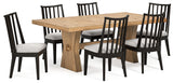 Furniture City Houma - Ashley Furniture - Galliden Dining Table and 6 Chairs - Dining Table and 6 Chairs - D841D8