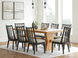 Furniture City Houma - Ashley Furniture - Galliden Dining Table and 8 Chairs - Dining Table and 8 Chairs - D841D9