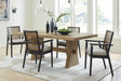 Furniture City Houma - Ashley Furniture - Galliden Dining Table and 4 Chairs - Dining Table and 4 Chairs - D841D2