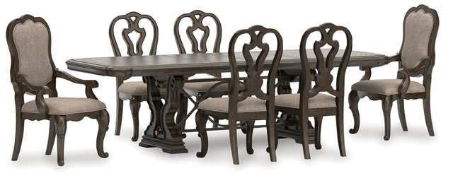 Furniture City Houma - Ashley Furniture - Maylee Dining Table and 6 Chairs - Dining Table and 6 Chairs - D947D3