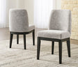 Furniture City Houma - Ashley Furniture - Burkhaus Dining Chair (Set of 2) - Dining Chair (Set of 2) / Dark Brown - D984-01X2