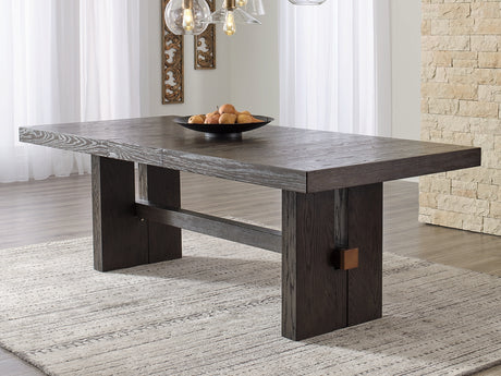 Furniture City Houma - Ashley Furniture - Burkhaus Dining Extension Table - RECT Dining Room EXT Table / Dark Brown - D984-45
