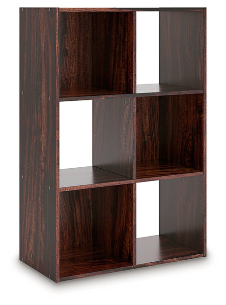 Furniture City Houma - Ashley Furniture - Glosmount Six Cube Organizer - Six Cube Organizer / Cherry/Light Brown - EA1055-3X2
