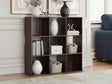 Furniture City Houma - Ashley Furniture - Glosmount Nine Cube Organizer - Nine Cube Organizer / Cherry/Light Brown - EA1055-3X3