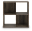 Furniture City Houma - Ashley Furniture - Shallifer Four Cube Organizer - Four Cube Organizer / Brown - EA1104-2X2