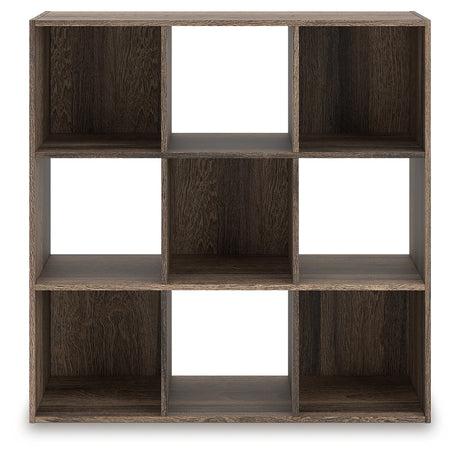 Furniture City Houma - Ashley Furniture - Shallifer Nine Cube Organizer - Nine Cube Organizer / Brown - EA1104-3X3