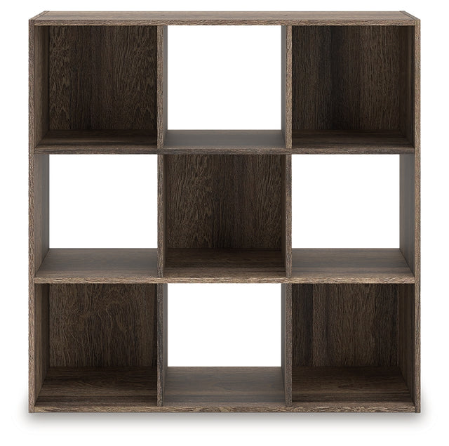 Furniture City Houma - Ashley Furniture - Shallifer Nine Cube Organizer - Nine Cube Organizer / Brown - EA1104-3X3