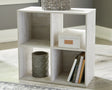 Furniture City Houma - Ashley Furniture - Paxberry Four Cube Organizer - Four Cube Organizer / Whitewash - EA1811-2X2