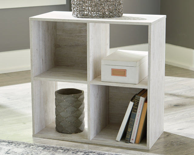 Furniture City Houma - Ashley Furniture - Paxberry Four Cube Organizer - Four Cube Organizer / Whitewash - EA1811-2X2
