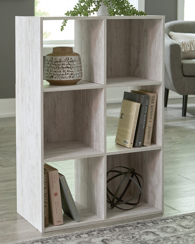 Furniture City Houma - Ashley Furniture - Paxberry Six Cube Organizer - Six Cube Organizer / Whitewash - EA1811-3X2