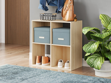 Furniture City Houma - Ashley Furniture - Piperton Four Cube Organizer - Four Cube Organizer / Charcoal - EA5514-2X2