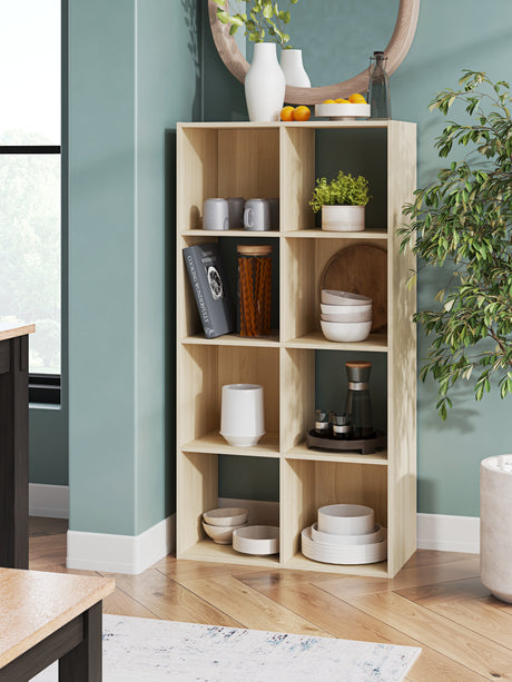 Furniture City Houma - Ashley Furniture - Piperton Eight Cube Organizer - Eight Cube Organizer / Charcoal - EA5514-4X2