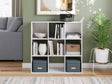 Furniture City Houma - Ashley Furniture - Onita Nine Cube Organizer - Nine Cube Organizer / White - EA9630-3X3
