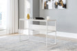 Furniture City Houma - Ashley Furniture - Deznee Office Desk - Home Office Desk / White - H162-14