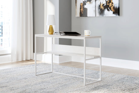 Furniture City Houma - Ashley Furniture - Deznee Office Desk - Home Office Desk / White - H162-14