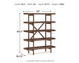 Lyncott 70" Bookcase