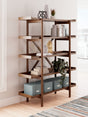 Furniture City Houma - Ashley Furniture - Lyncott 70" Bookcase - Bookcase / Brown - H615-70