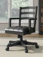 Furniture City Houma - Ashley Furniture - Wildenauer Home Office Desk Chair - Home Office Swivel Desk Chair / Black - H664-01A