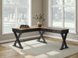 Furniture City Houma - Ashley Furniture - Wildenauer Office Desk - Home Office Desk / Brown/Black - H664H2