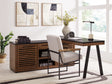 Furniture City Houma - Ashley Furniture - Kallari Credenza with Desk Return - Credenza with Desk Return / Warm Brown/Black - H737H1