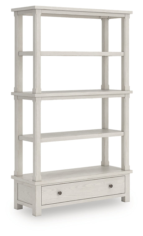 Furniture City Houma - Ashley Furniture - Robbinsdale Bookcase - Bookcase / Antique White - H742-70