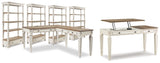 Furniture City Houma - Ashley Furniture - Realyn Lift-top Desk, L-shaped Desk and 4 Bookcases - Lift-top Desk, L-shaped Desk and 4 Bookcases - H743H4