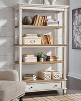 Furniture City Houma - Ashley Furniture - Realyn Bookcase - Bookcase / Brown/White - H743-70