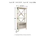 Carynhurst Home Office Desk, Bookcase and Printer Stand