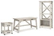 Furniture City Houma - Ashley Furniture - Carynhurst Home Office Desk, Bookcase and Printer Stand - Home Office Desk, Bookcase and Printer Stand - H755H2