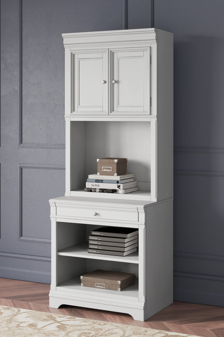 Furniture City Houma - Ashley Furniture - Kanwyn Bookcase - Bookcase / Whitewash - H777H7